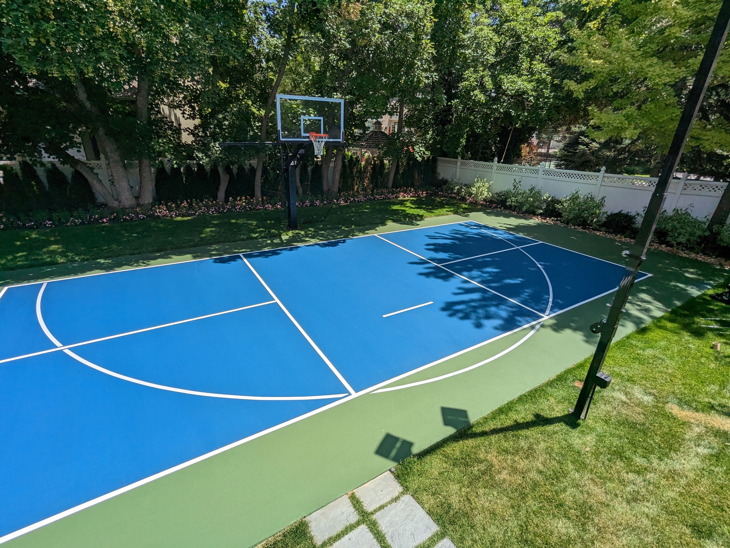 Professional court installation by Precision Pro Courts