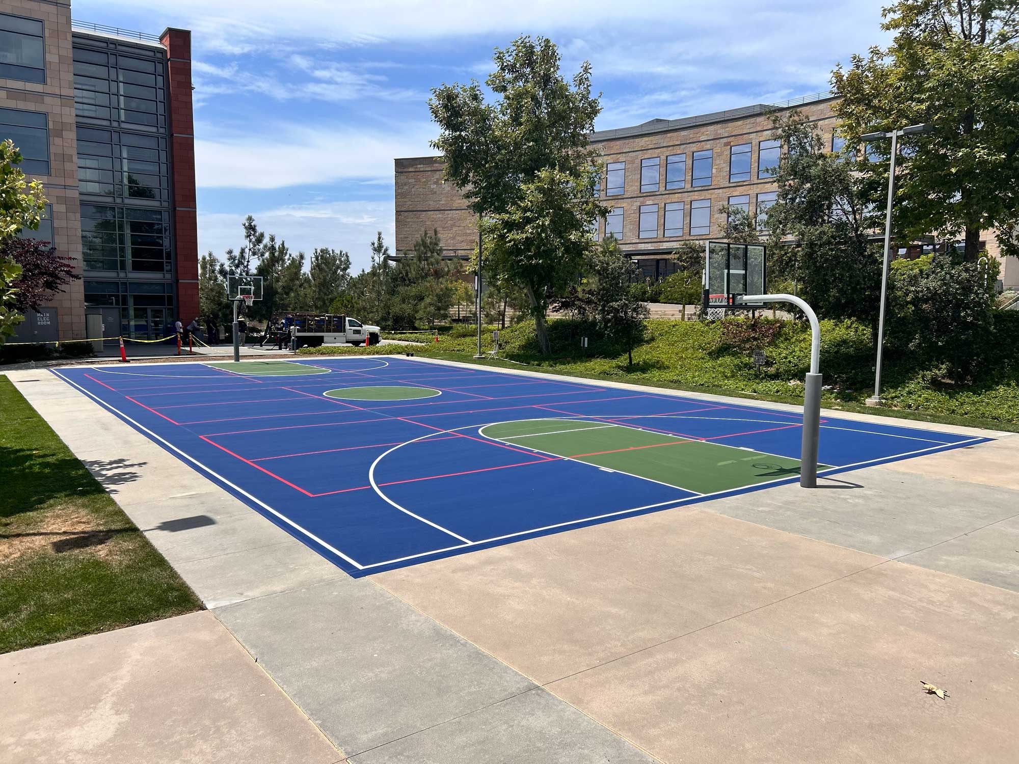 CushionX business court installation